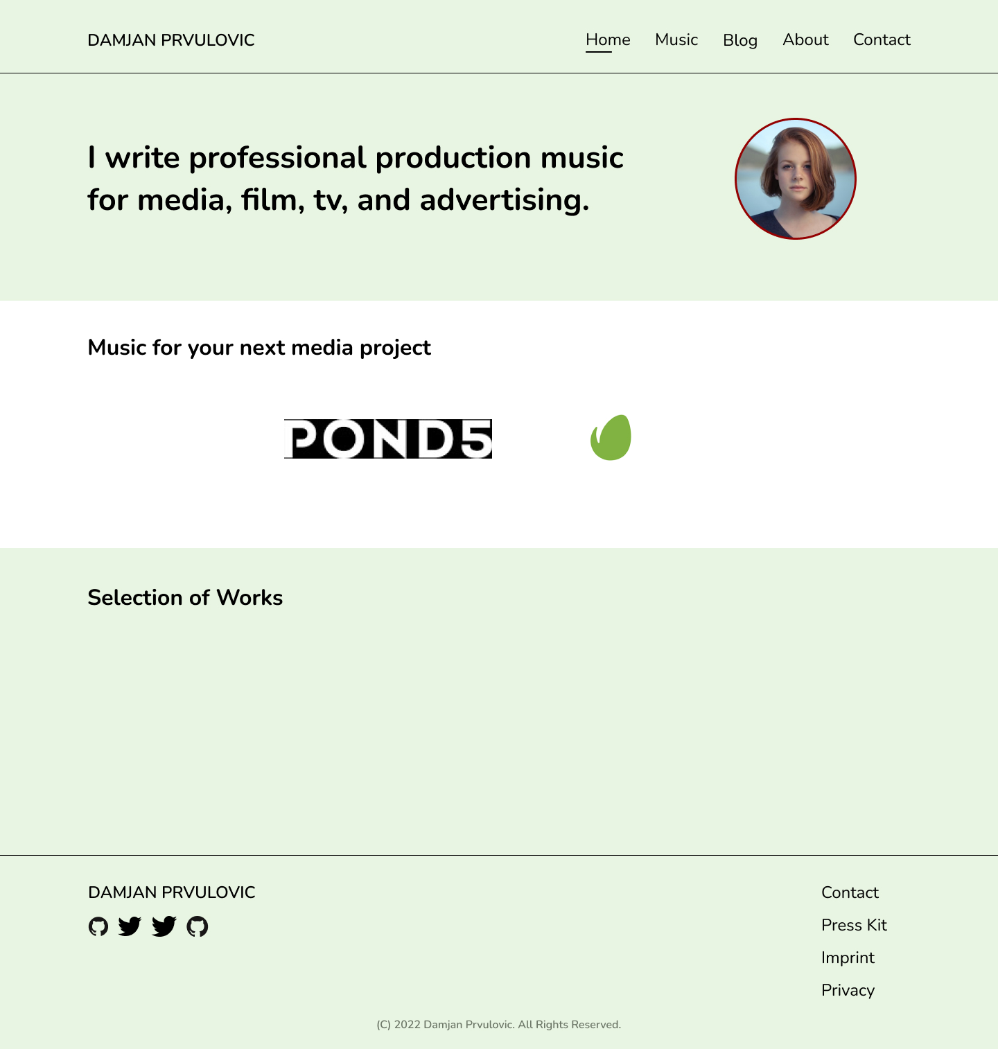 Website UI Mockup